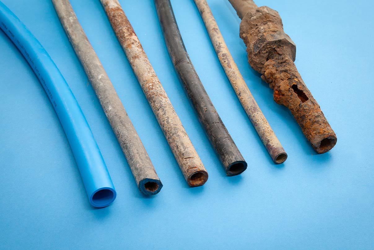 Lead pipe replacement work in London by Meridian Plumbing